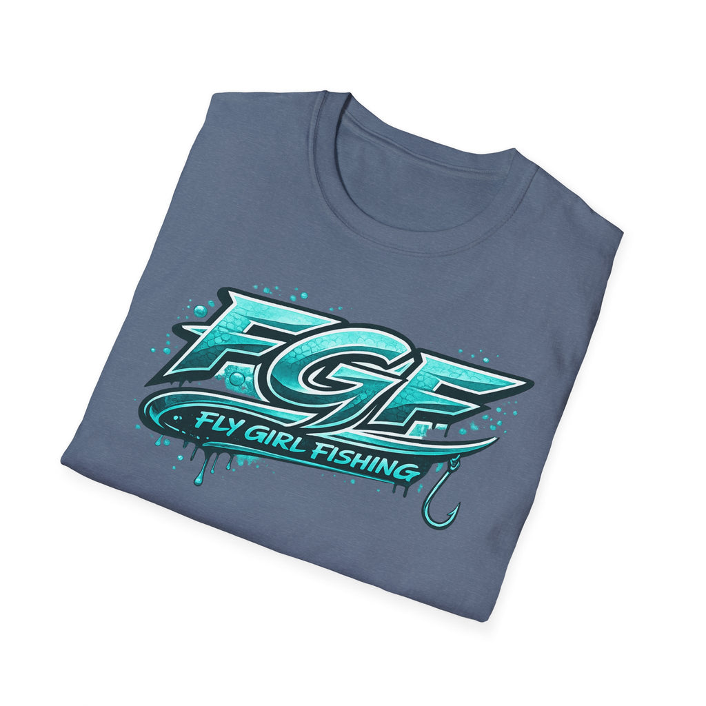 Fly Girl Fishing Graphic T‑Shirt — FGF Logo Tee for Women & Anglers