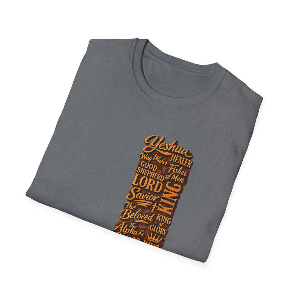 Christian Faith T-Shirt — 'Lord Savior King' Typography Design