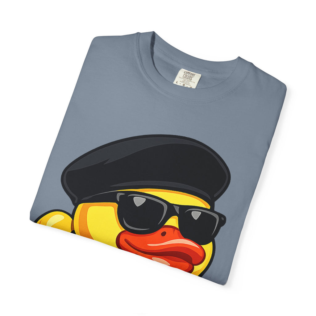 Cool Rubber Duck T-Shirt — Retro New Jack Ducky with Sunglasses & Chain