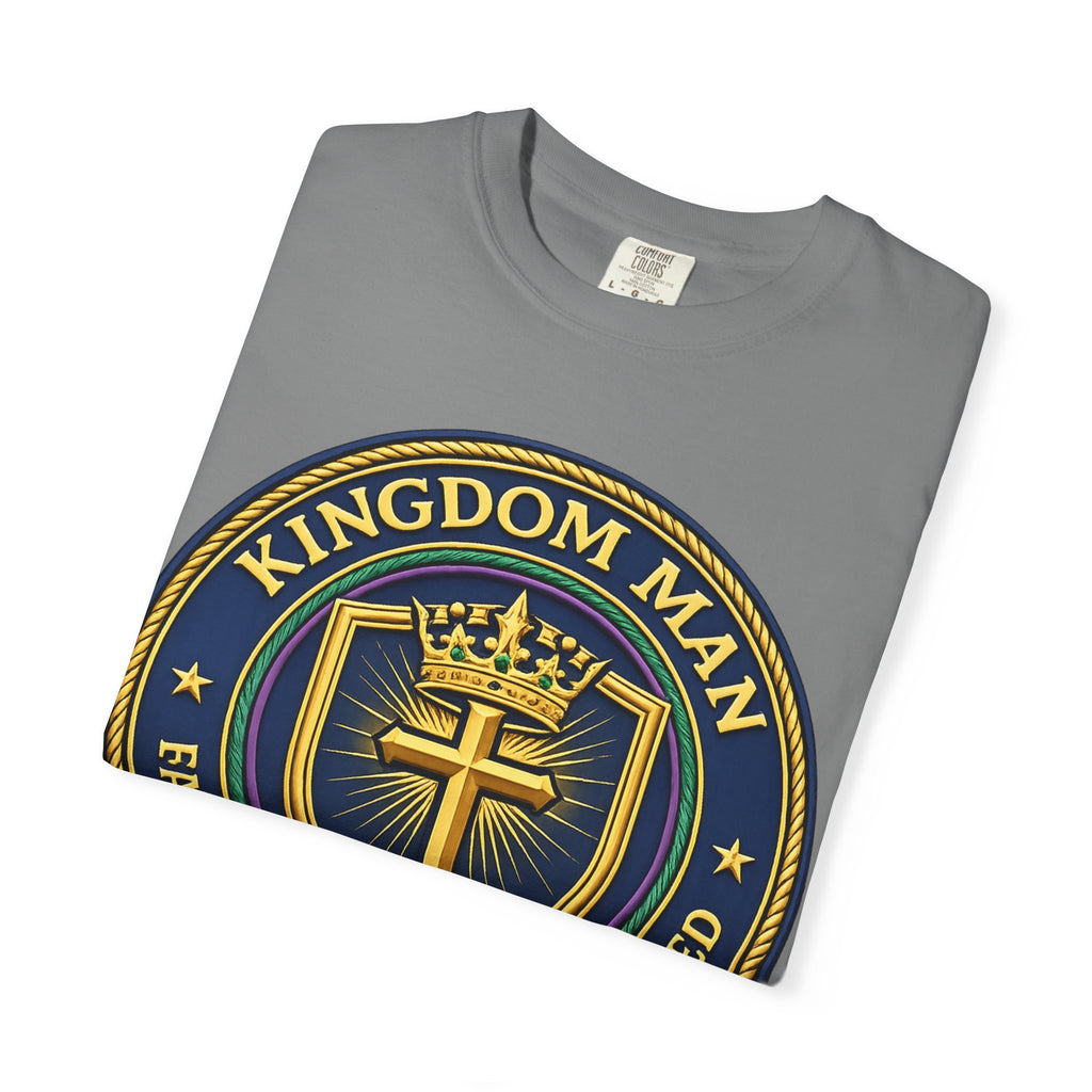 Kingdom Man T-Shirt — Faithful • Obedient • Blessed Christian Tee