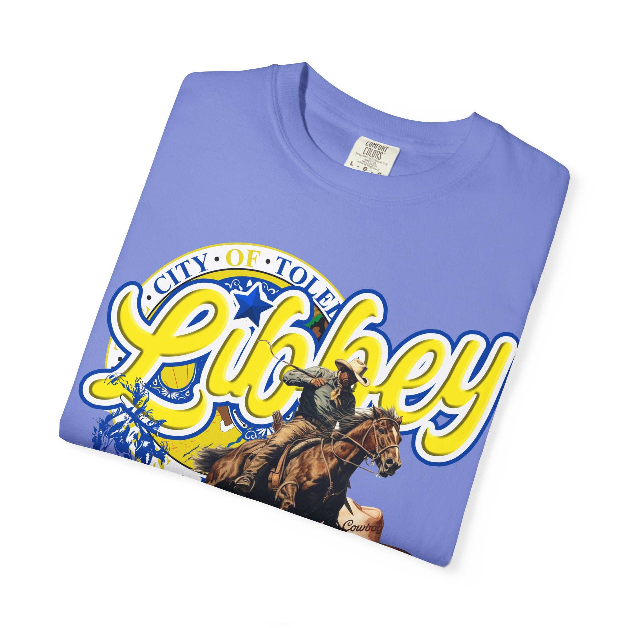 Libbey Western Throwback T-Shirt — Cowboy Horse Roping Graphic Tee