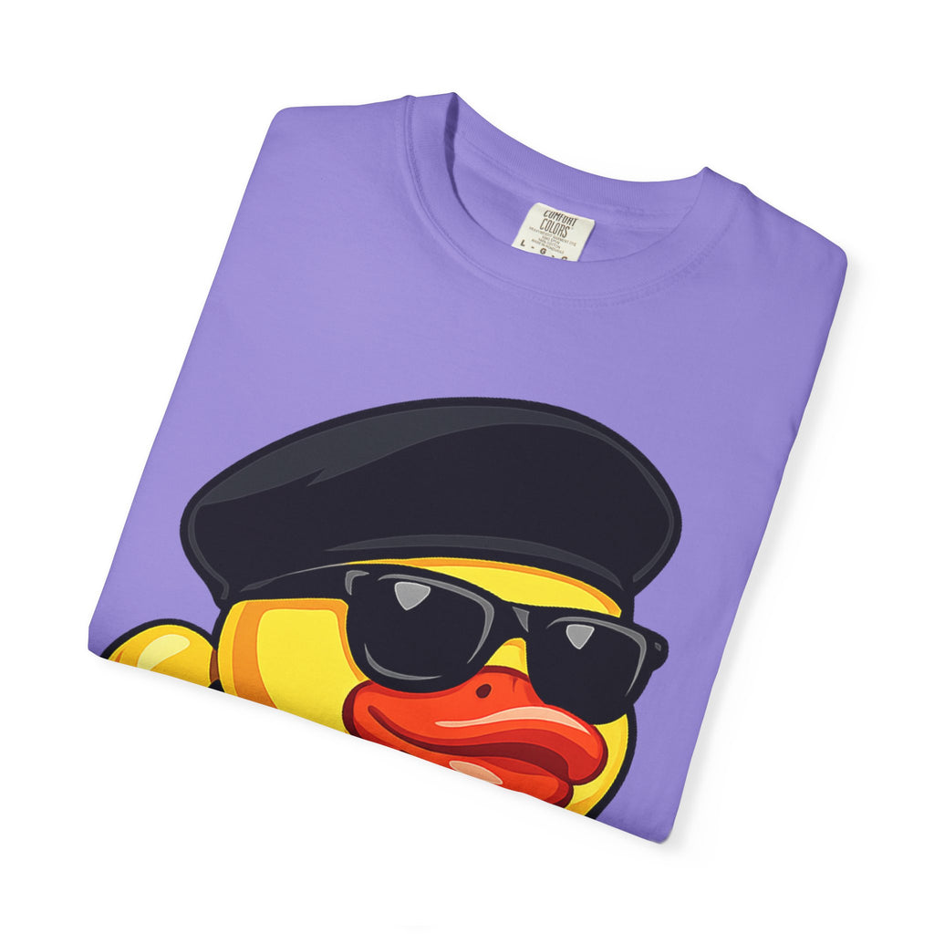 Cool Rubber Duck T-Shirt — Retro New Jack Ducky with Sunglasses & Chain