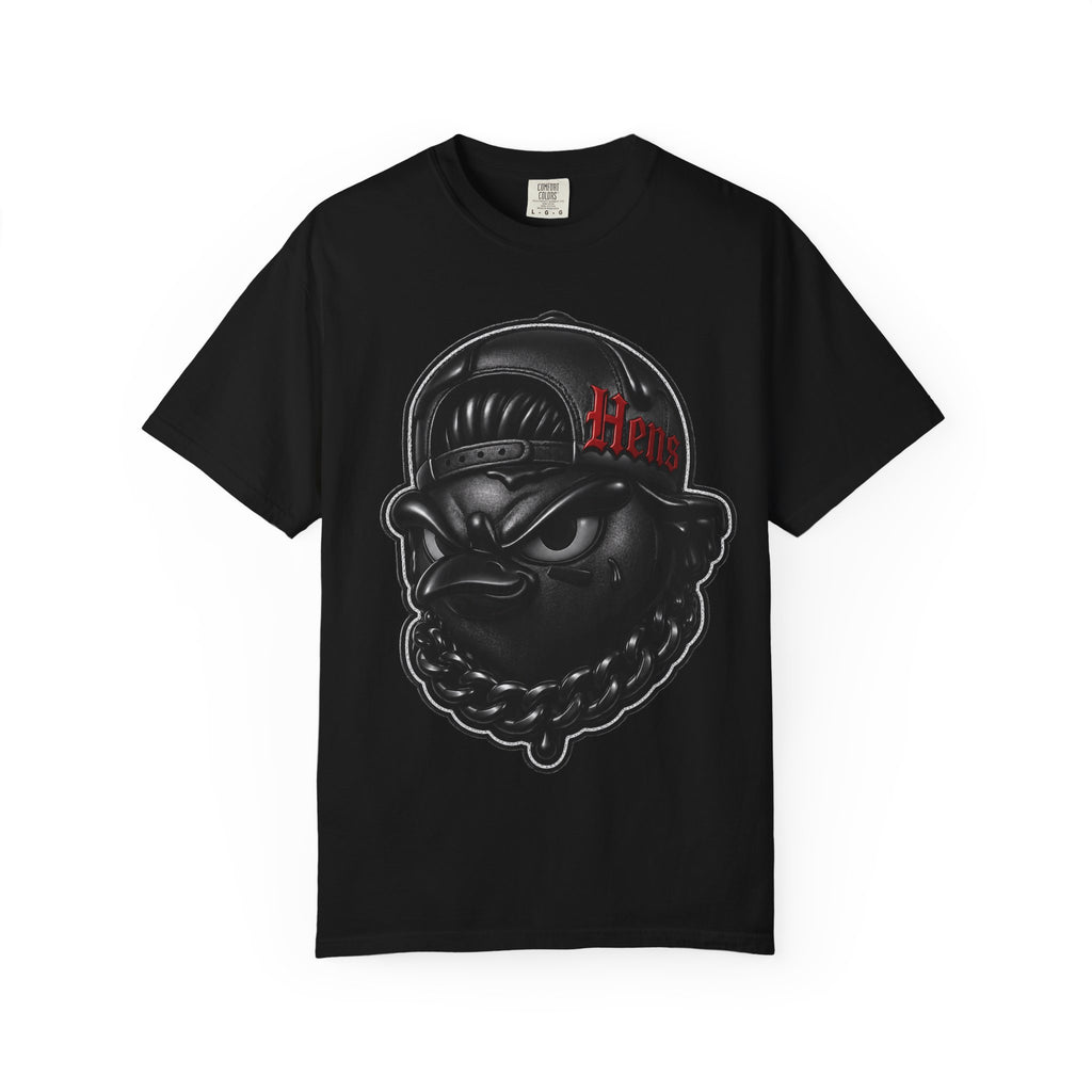 Hens Black Out T-Shirt — Urban Drip Graphic Tee
