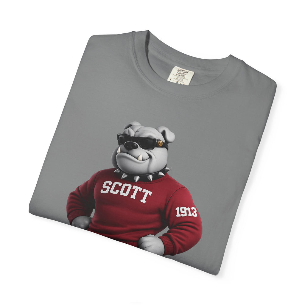 Bulldogs Mascot T-Shirt — 'Scott' Vintage Team Tee