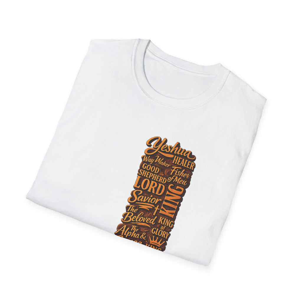 Christian Faith T-Shirt — 'Lord Savior King' Typography Design